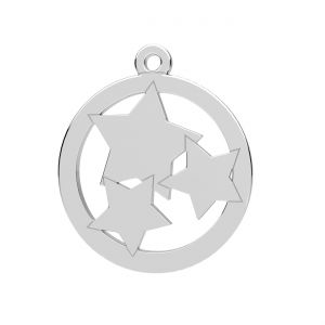 Pandantiv - stele în cerc*argint AG 925*LK-0416 - 05 15x17 mm