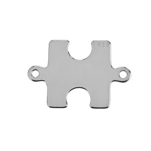 Pandantiv conector - puzzle*argint AG 925*BL-0204 - 0,40 13,5x19,7 mm