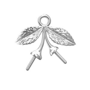 Agatatoare pandantiv cirese ODL-00073 14x17 mm (5818 MM 8)