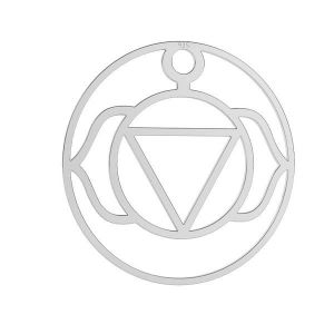 Pandantiv chakra al treilea ochi*argint 925*LK-0560 - 06 25x25 mm