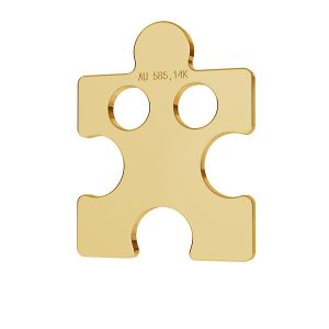 Puzzle 14K aur pandantiv LKZ-00003 - 0,30 mm