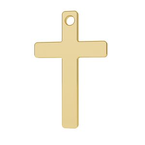 Crucifix pandantiv 14K aur LKZ-00026 - 0,30 mm