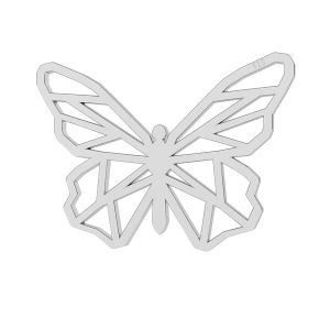 Fluture origami pandantiv argint, LK-0678 - 0,50