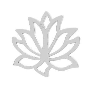 Floare de lotus pandantiv, LK-0771 - 0,50 13x14 mm