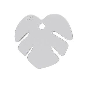 Monstera frunza pandantiv, LK-0809 - 0,50 12,2x13,3 mm