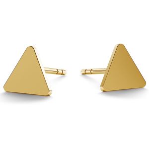 Triunghi cercei 14K aur LKZ-00935 KLS - 0,30 mm