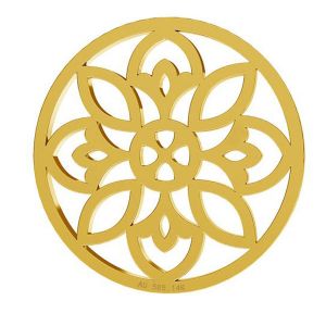 Rozetă pandantiv, 14K aur, LKZ-00742 - 0,30