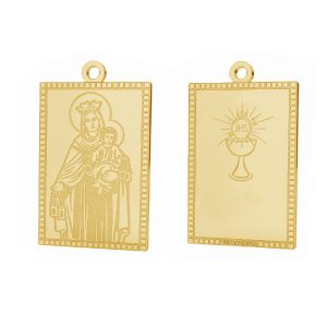Floare pandantiv, 14K aur, LKZ-01373 - 0,30