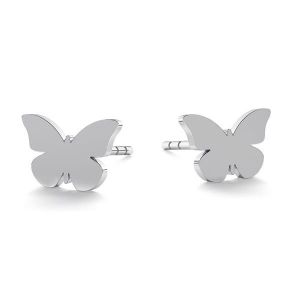 Fluture cercei, sterling argint 925, LK-0615 KLS - 0,50