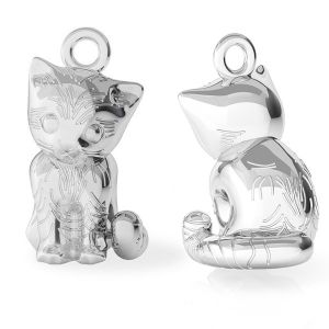 Pisica pandantiv, sterling argint, ODL-00386