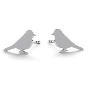 Privighetoare cercei, sterling argint 925, LK-0615 KLS - 0,50