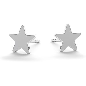 Stea cercei, sterling argint 925, LK-0617 KLS - 0,50