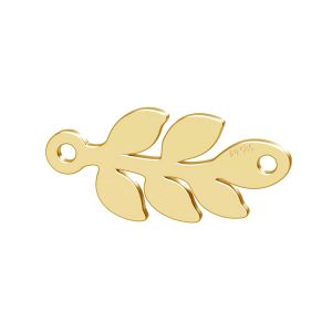Monstera frunze pandantiv 14K aur LKZ-00809 - 0,30