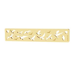 Pasăre pandantiv 14K aur LKZ-00457 - 0,30