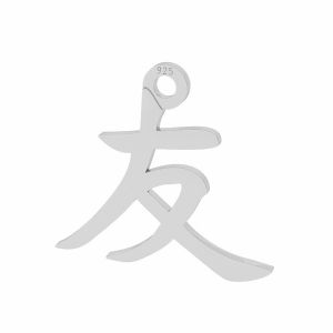 Semn de prietenie chinez pandantiv argint, LKM-2107 - 0,50