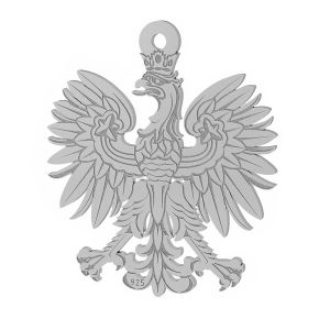 Vultur pandantiv sterling argint, LKM-2041