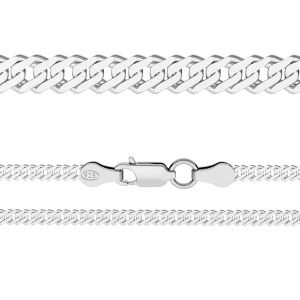 Lany rombo*argint 925*RD 100 6L (38 cm)