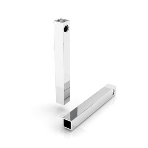 Tub dreptunghiular spartana*argint 925*RURK-002 32mm