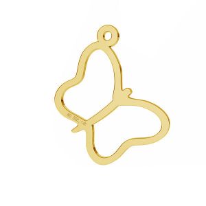 Inimile duble pandantiv 14K aur*LKZ-50014 - 03