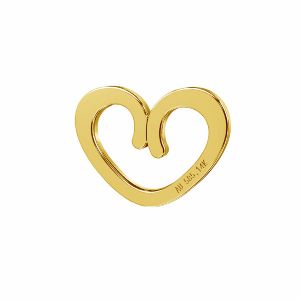 Inimile pandantiv 14K aur*LKZ-50009 - 03