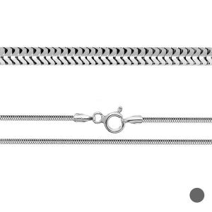 Lantisor sarpe, flexibil*argint 925*CSTD 1,4 (42 cm)