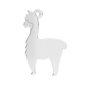Alpaca conector*argint 925*LKM-2369 - 0,50 16x19 mm