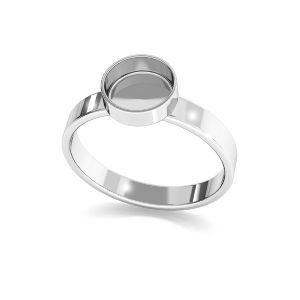 Cercei rotunzi pentru răsină, argint 925, RING FMG-R - 2,80 8 mm