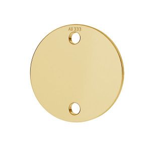Rotund pandantiv*aur 585*LKZ8K-30014 - 0,30 10x10 mm