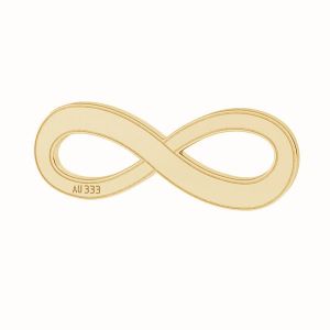 Semn infinit pandantiv*aur 333*LKZ8K-30015 - 0,30 6x16 mm