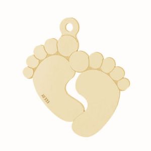 Picioare pentru copii pandantiv*aur 333*LKZ8K-30019 - 0,30 16x19 mm