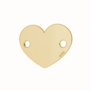 Inimă pandantiv*aur 333*LKZ-30029 - 0,30 6x7,5 mm