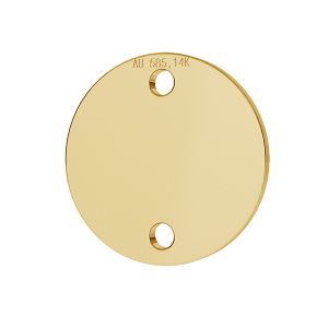 Rotund pandantiv 14K aur LKZ-00094 - 0,30 mm