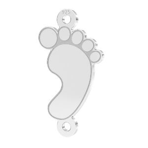 Picioare pentru copii pandantiv*sterling argint 925*LKM-2642 - 0,50 7x17 mm