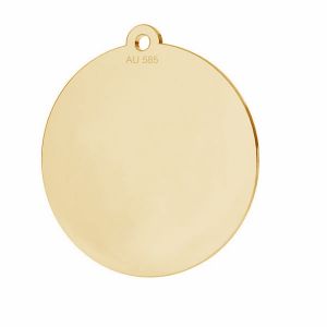 Rundă pandantiv*aur 585*LKZ14K-50088 - 0,30 18x19,5 mm