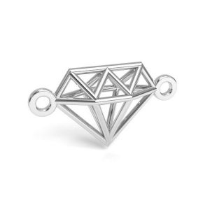 diamant origami pandantiv argint 925, CON 1 E-PENDANT 654 9,55x17,6 mm 