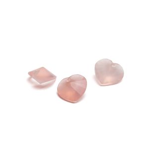 Cuart roz INIMA 10 MM GAVBARI, piatra semi-pretioasa 