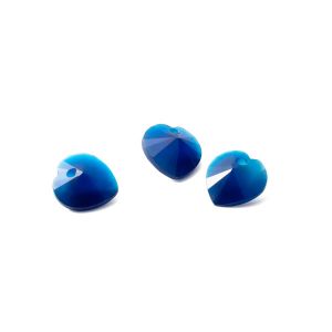 Onix albastru INIMA 10 MM GAVBARI, piatra semi-pretioasa 
