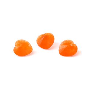 Jad portocaliu INIMA 10 MM GAVBARI, piatra semi-pretioasa 