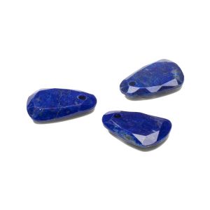 Lacrimă plată pandantiv, Lapis lazuli 16 MM GAVBARI, piatra semi-pretioasa 