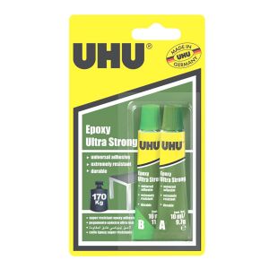 Lipici transparent, UHU Epoxy Ultra Strong 20 ml*GLUE 10