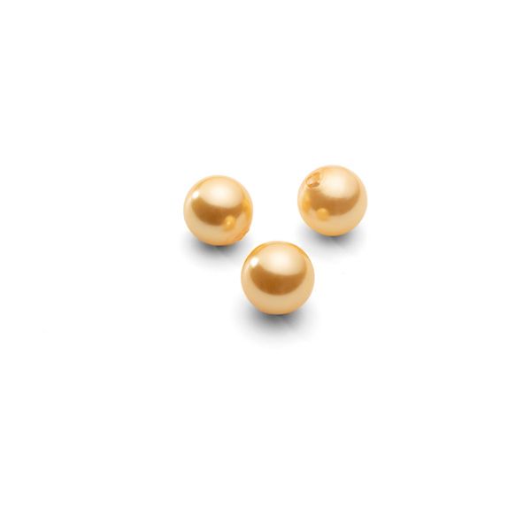 rUndA perle de aur naturale 6 mm 2H, GAVBARI PEARLS