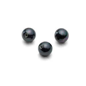 rUndA perle negru naturale 8 mm 2H, GAVBARI PEARLS