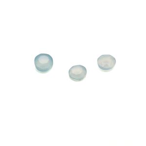 Piatră rotundă, spate plat, 3 mm Blue onyx, GAVBARI
