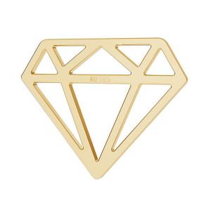 Diamant pandantiv*aur 585*LKZ14K-50116 - 0,30 12,8x15,5 mm