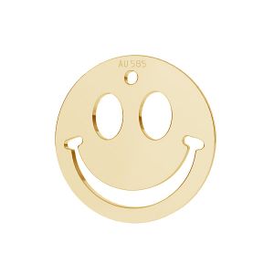 Zâmbet emoticon pandantiv*aur 585*LKZ14K-50128 - 0,30 15x15 mm