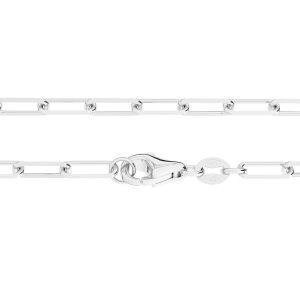 Lantisor anchor, taiat diamant*argint 925*LRW 090 D 45 cm