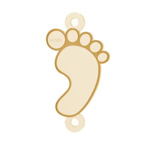 Picioare pentru copii pandantiv*aur 585*LKZ14K-50176 - 0,30 7x17 mm