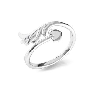 Inima inel argint 925, U-RING ODL-00575 18,9x19 mm
