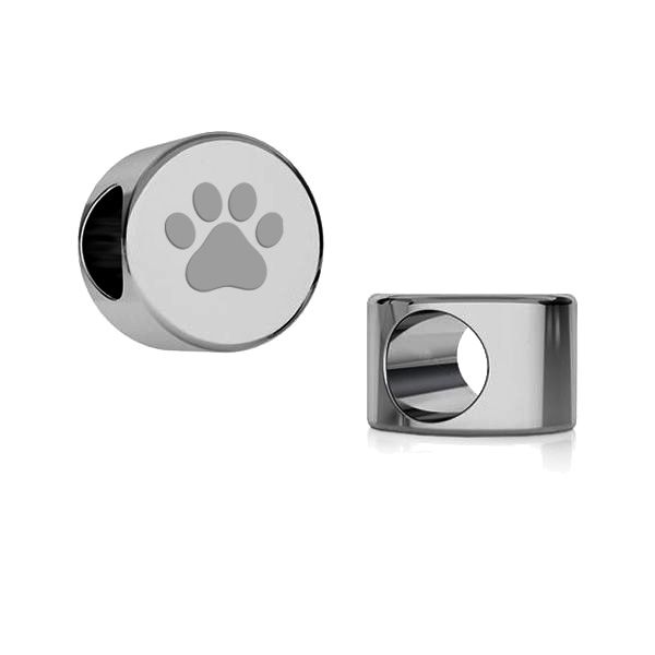 Rotund pandantiv laba de câine, argint 925, ODL-00262/OWS 00127 5x7,8 mm