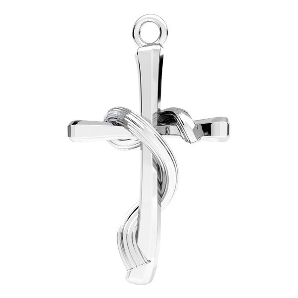 Crucifix pandantiv, argint 925, ODL-00603